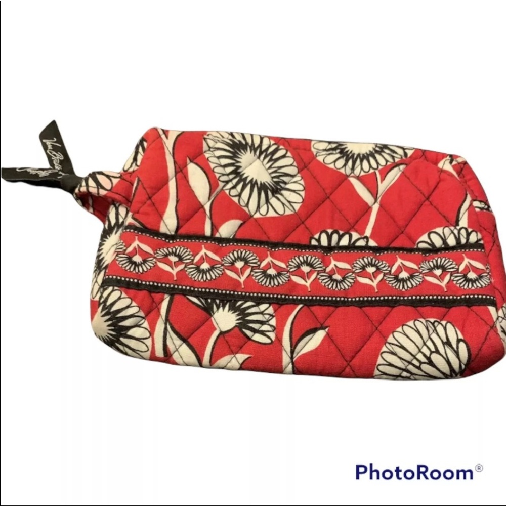 SOLD Vera Bradley  Make Up Bag Purse Clutch Plastic Lined EUC 8.5inX5in
